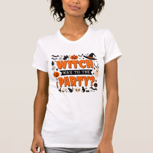 T-shirt Chemise de la fête des sorcières d'Halloween pour