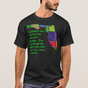 T-shirt Chemise de la Floride - coutume avec l'élection ou