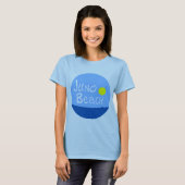 T-shirt Chemise de la Floride de plage de Juno (Devant entier)