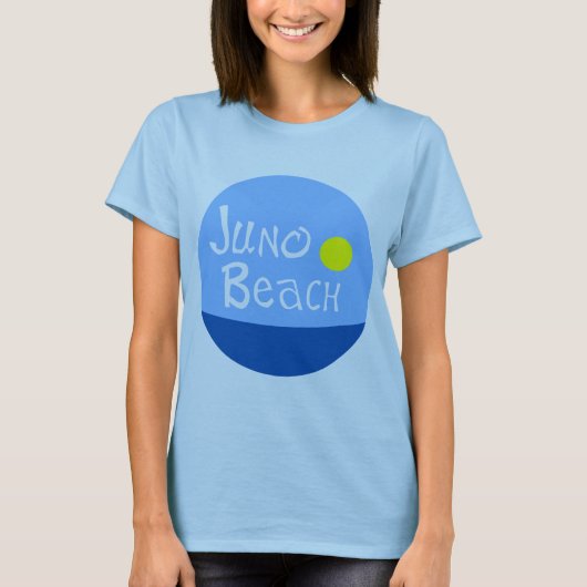 T-shirt Chemise de la Floride de plage de Juno (Devant)