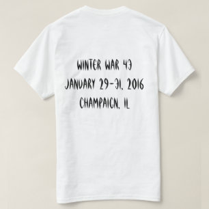 T-shirt Chemise de la guerre 43 d'hiver