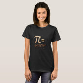 T-shirt Chemise de la Journée de Pi – PI = Nous nous rever (Devant entier)