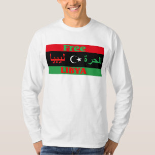 T-shirt Chemise de la Libye - ليبياالحرة libre d
