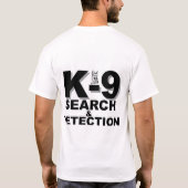 T-shirt Chemise de la police K-9 (Dos)
