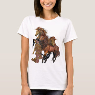 T-shirt Chemise de la princesse et des étalons amérindiens
