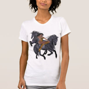 T-shirt Chemise de la princesse et des étalons amérindiens