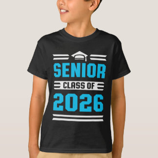 T-shirt Chemise de la promotion 2026 Étudiant de dernière