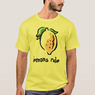T-shirt Chemise de la règle du citron