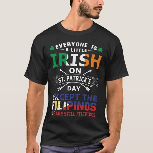 T-shirt Chemise de la Saint Patrick pour tous les Philippi (Devant)