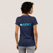 T-shirt Chemise de la signature AEMT des femmes (Dos entier)