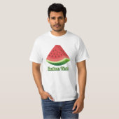 T-shirt Chemise de la tranche de pastèque (Devant entier)