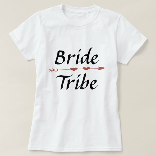T-shirt Chemise de la tribu des mariées (Design devant)