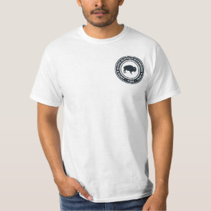 T-shirt Chemise de la valeur de Buffalo des hommes blancs