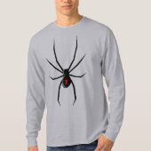 T-shirt Chemise de la veuve noire des hommes (Devant)