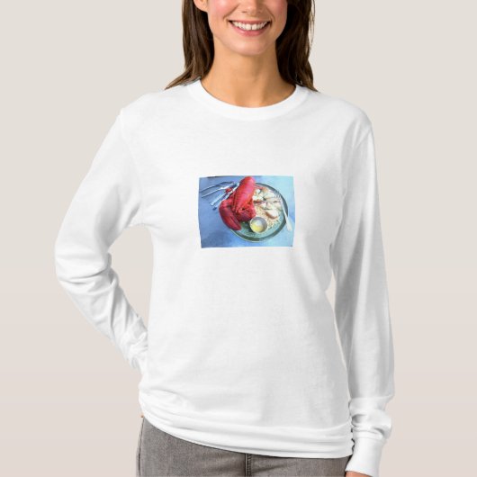 T-shirt chemise de l'amant du homard (Devant)