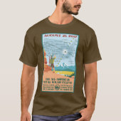 T-shirt Chemise de l'éclipse de parc national (Devant)