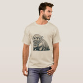 T-shirt Chemise de lecture Tardigrade - Design unique pour (Devant entier)