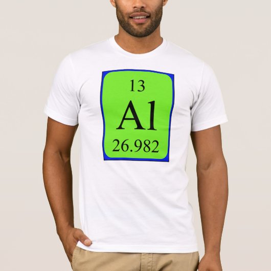 T-shirt Chemise de l'élément 13 - aluminium (Devant)