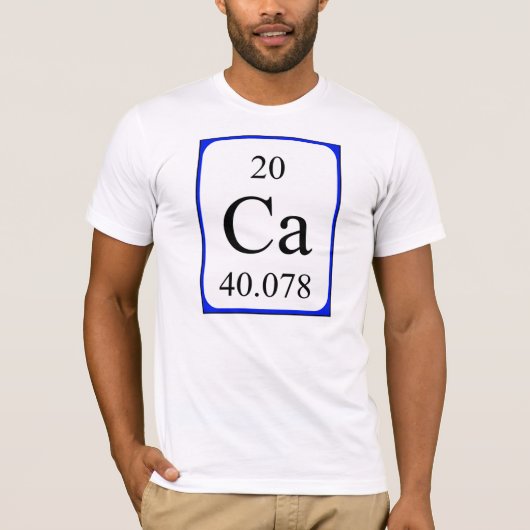 T-shirt Chemise de l'élément 20 - blanc de calcium (Devant)