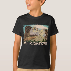 T-shirt Chemise de l'enfant peinte Mt. Rushmore
