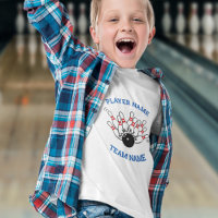 Chemise de l'équipe de bowling pour enfants person