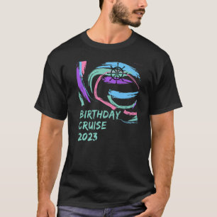 T-shirt Chemise de l'équipe de croisière d'anniversaire Fê