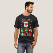 T-shirt Chemise de l'équipe de Noël de la famille Correspo (Devant entier)