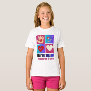 T-shirt Chemise de l'équipe d'infirmières engagée pour les