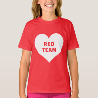 T-shirt Chemise de l'équipe rouge de guerre couleur