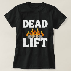 T-shirt Chemise de levage mort, couverture de pompe de gym