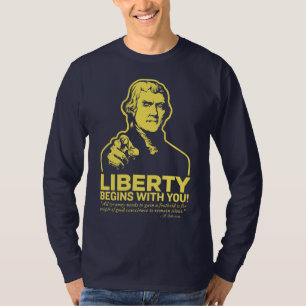 T-shirt Chemise de liberté de Jefferson