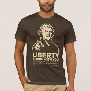 T-shirt Chemise de liberté de Jefferson