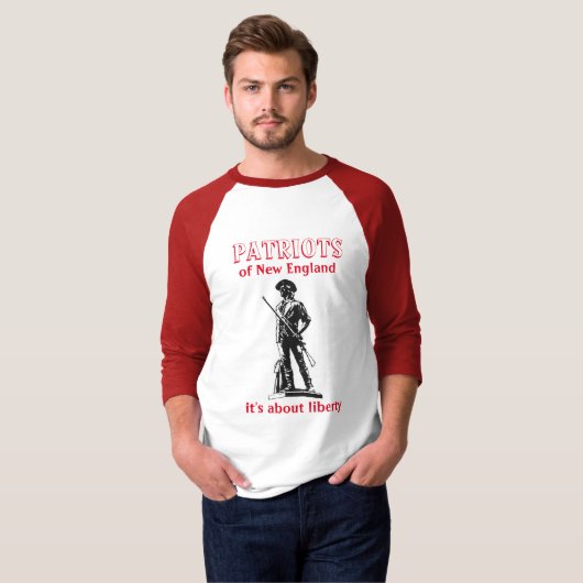 T-shirt Chemise de liberté de patriotes - histoire de la (Devant entier)