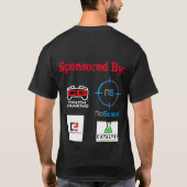 T-shirt Chemise de ligue d'eSports de jeu de poignée de (Dos)
