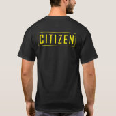 T-shirt Chemise de l'incursion du citoyen (Dos)