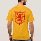 T-shirt Chemise de lion de l'Ecosse (Dos)