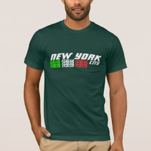 T-shirt Chemise de l'Italie. Chemise de New York