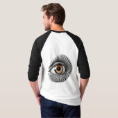 T-shirt chemise de l'oeil (Dos entier)