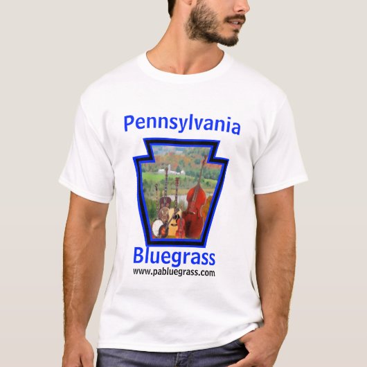 T-shirt Chemise de logo de Bluegrass de la Pennsylvanie (Devant)