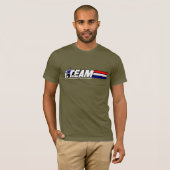 T-shirt chemise de logo de GIJoe d'iTeam (Devant entier)