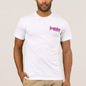 T-shirt chemise de logo de Juggle.com (Devant)