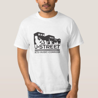 T-shirt Chemise de logo de rue d'U