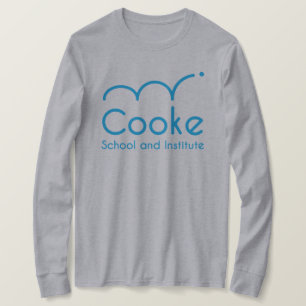 T-shirt Chemise de Long-Douille de Cooke des FEMMES, grise