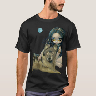 T-shirt Chemise de lune de loup