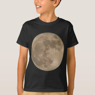 T-shirt Chemise de lune pour enfant Pleine lune de lune Je