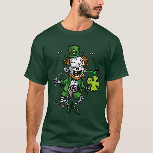T-shirt Chemise de lutin de zombi (Devant)