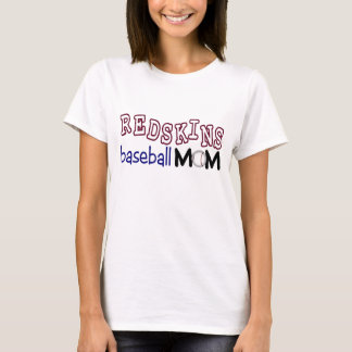 T-shirt Chemise de maman de base-ball de Peaux Rouges