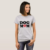 T-shirt Chemise de maman de chien (Devant entier)