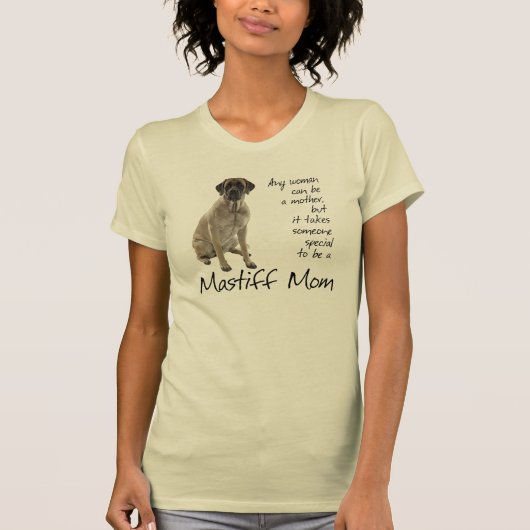 T-shirt Chemise de maman de mastiff (Devant)