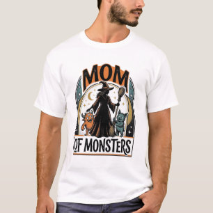 T-shirt Chemise de maman Halloween Création de famille de